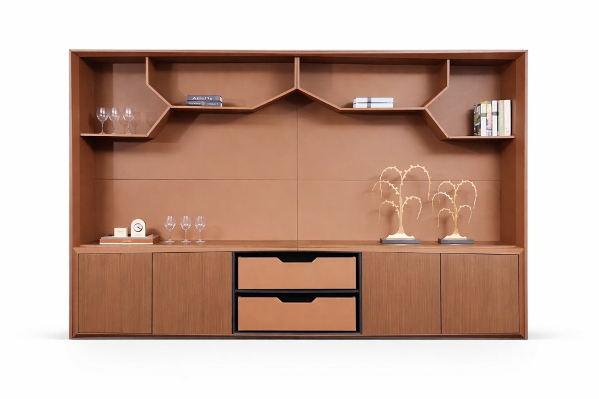 Büro Akten Regal Schrank Holz Regale Schränke Office Wohnzimmer Design Sofort