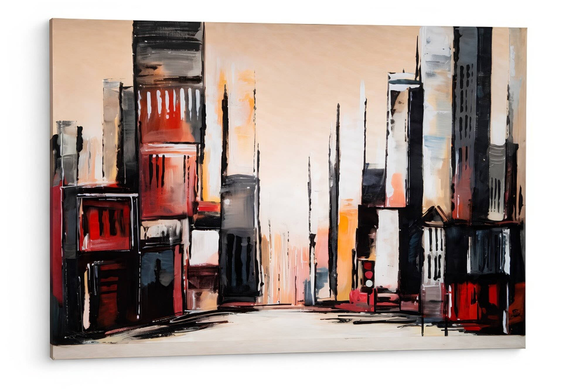 Modern Abstrakt Gemälde Ölbild Bild Leinwand 50 x 70 cm Sofort