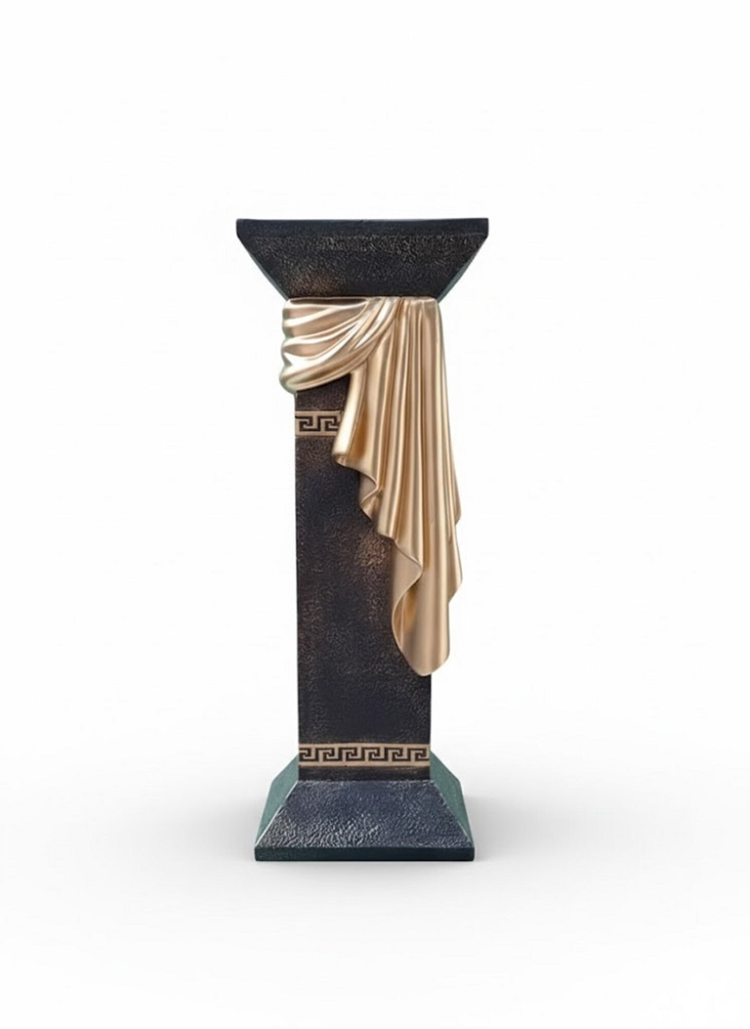 Römische Medusa-Säule aus Marmor dekorativer Skulpturenständer Sofort