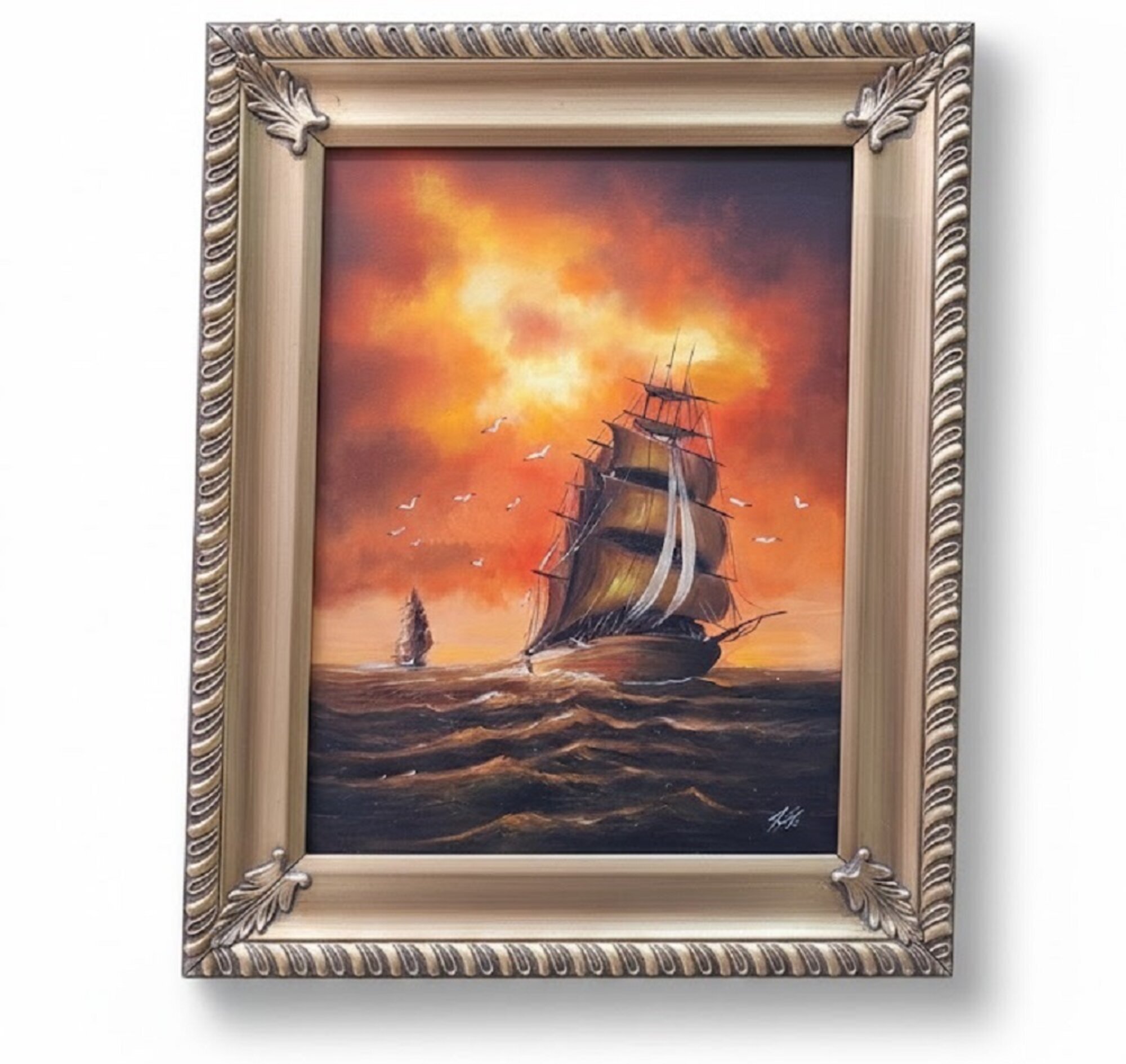 Handgemaltes Ölgemälde – moderne abstrakte Leinwandkunst Sofort