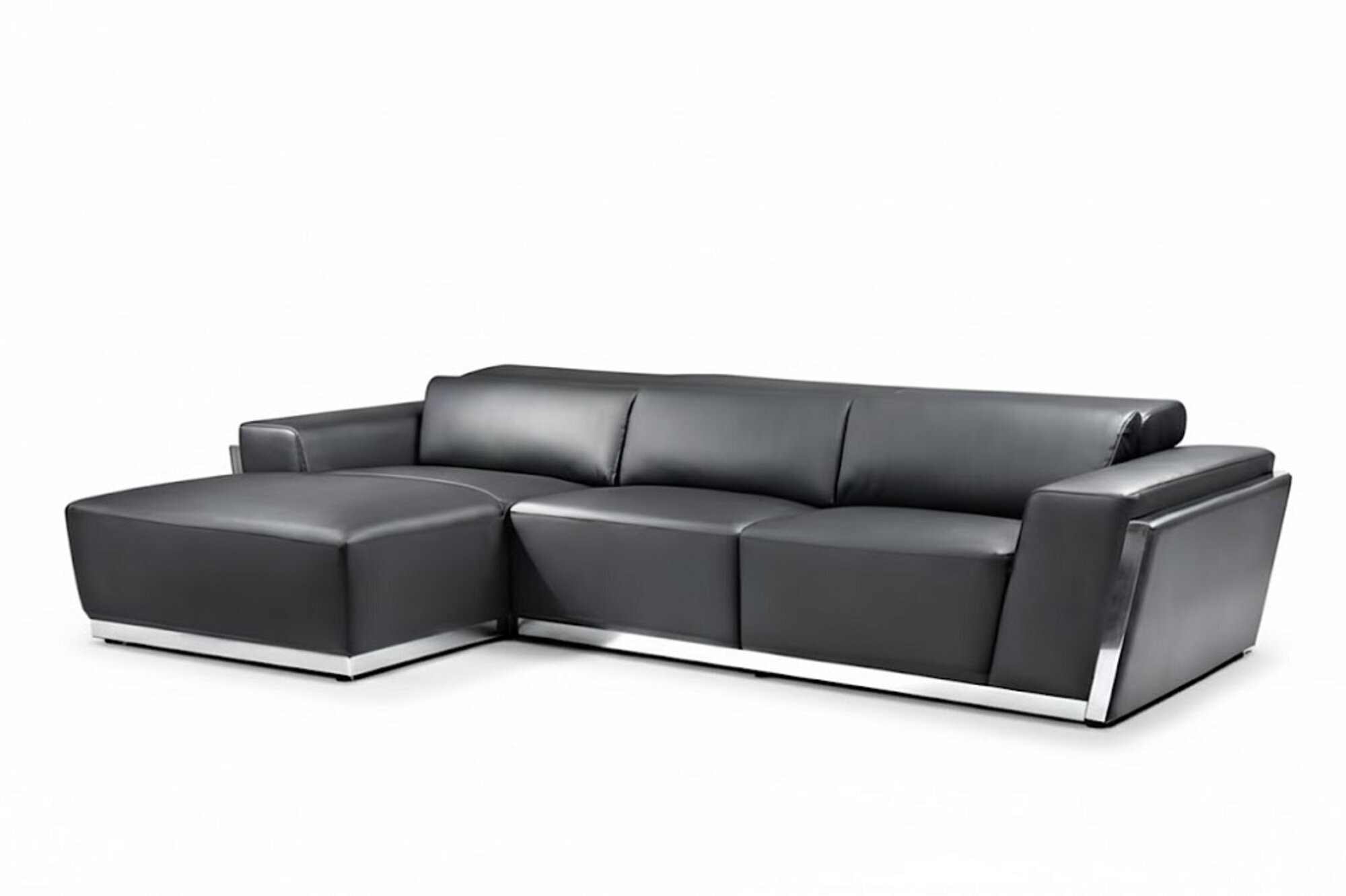 Multifunktions Wohnzimmer Ecksofa Garnitur Ledersofa Sitz Ecke Sofa Couch Sofort