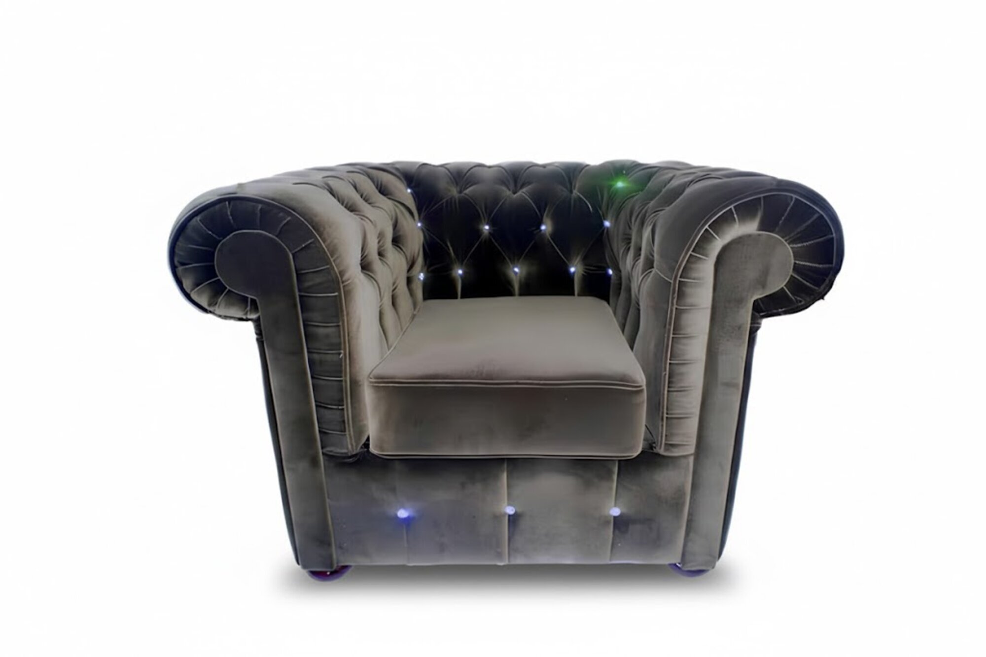 Eleganter Chesterfield 1-Sitzer Sessel – Eleganz Klassisches Design Sofort