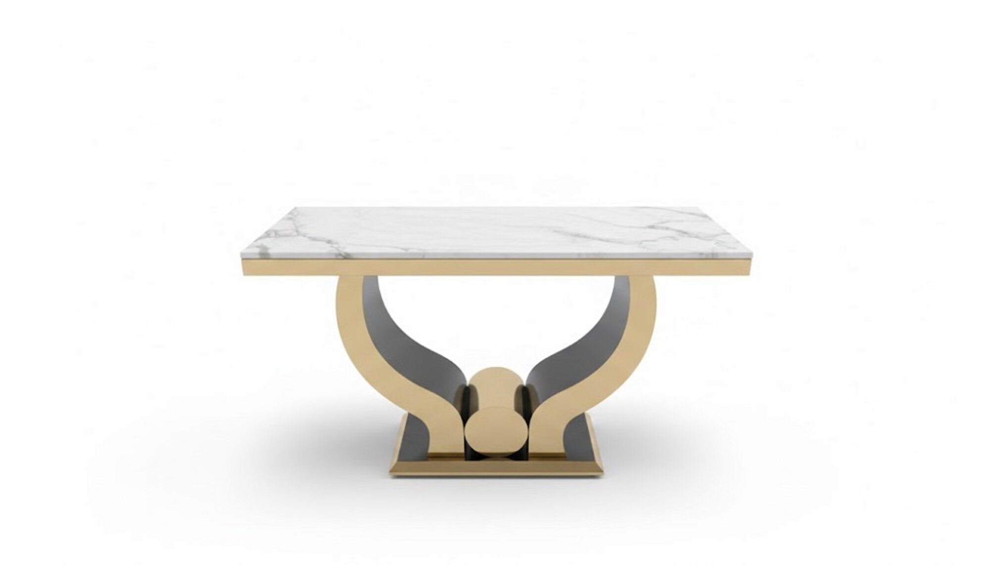 Rechteck Esstisch dunkler Färbung besteht aus Holz für Esszimmer Esstisch Sofort