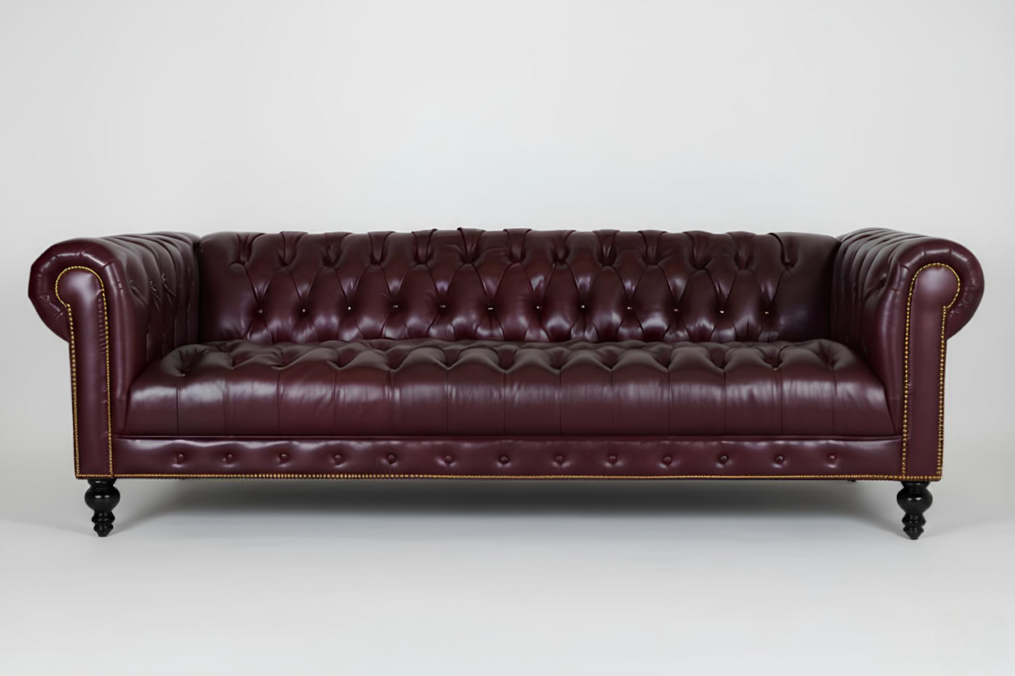 XXL Big Sofa Couch Chesterfield 240cm Polster Sofas 4 Sitzer 100% Leder Sofort