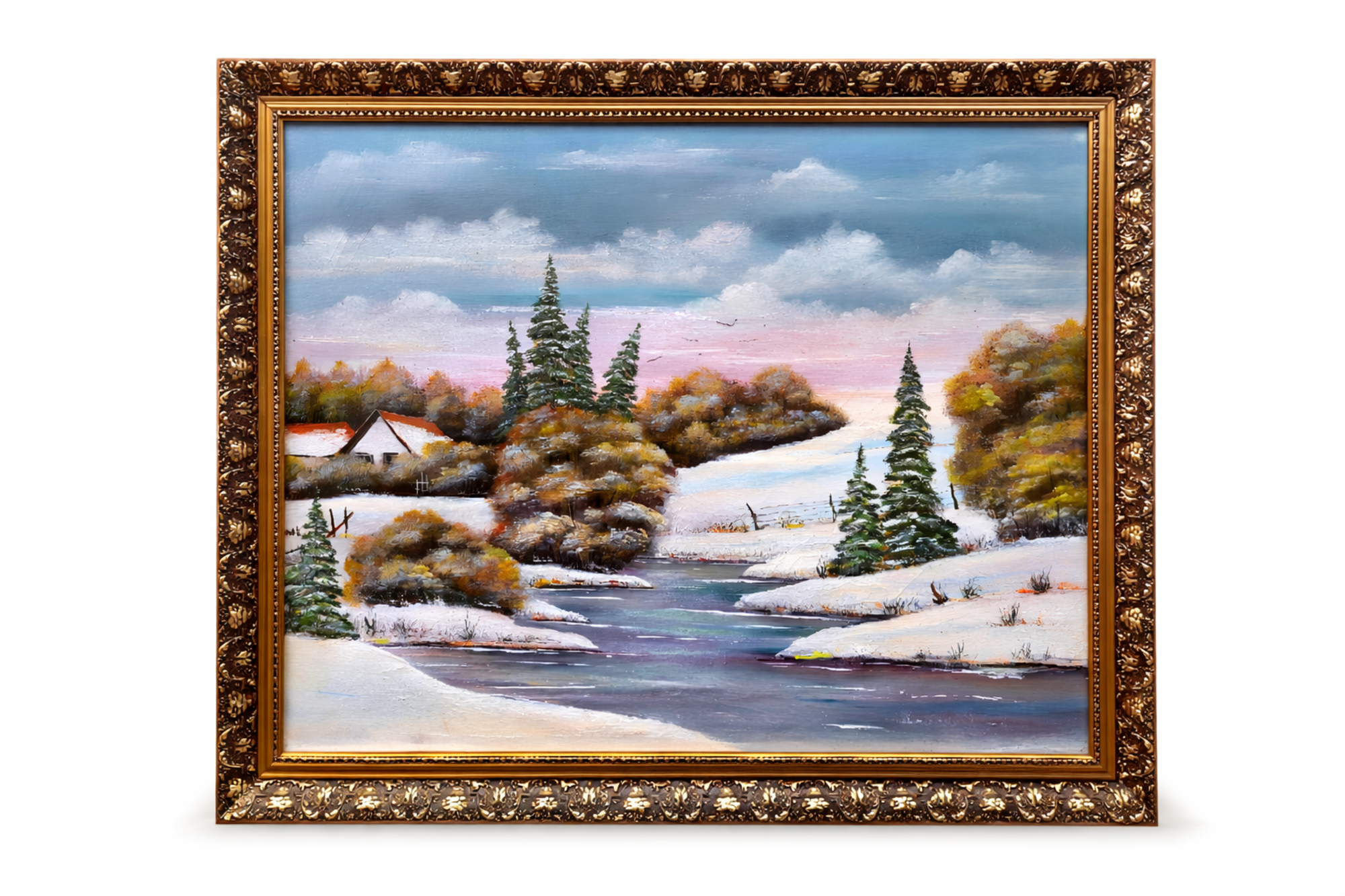 Minimalistische Ölbilder mit sauberen, modernen Linien Sofort