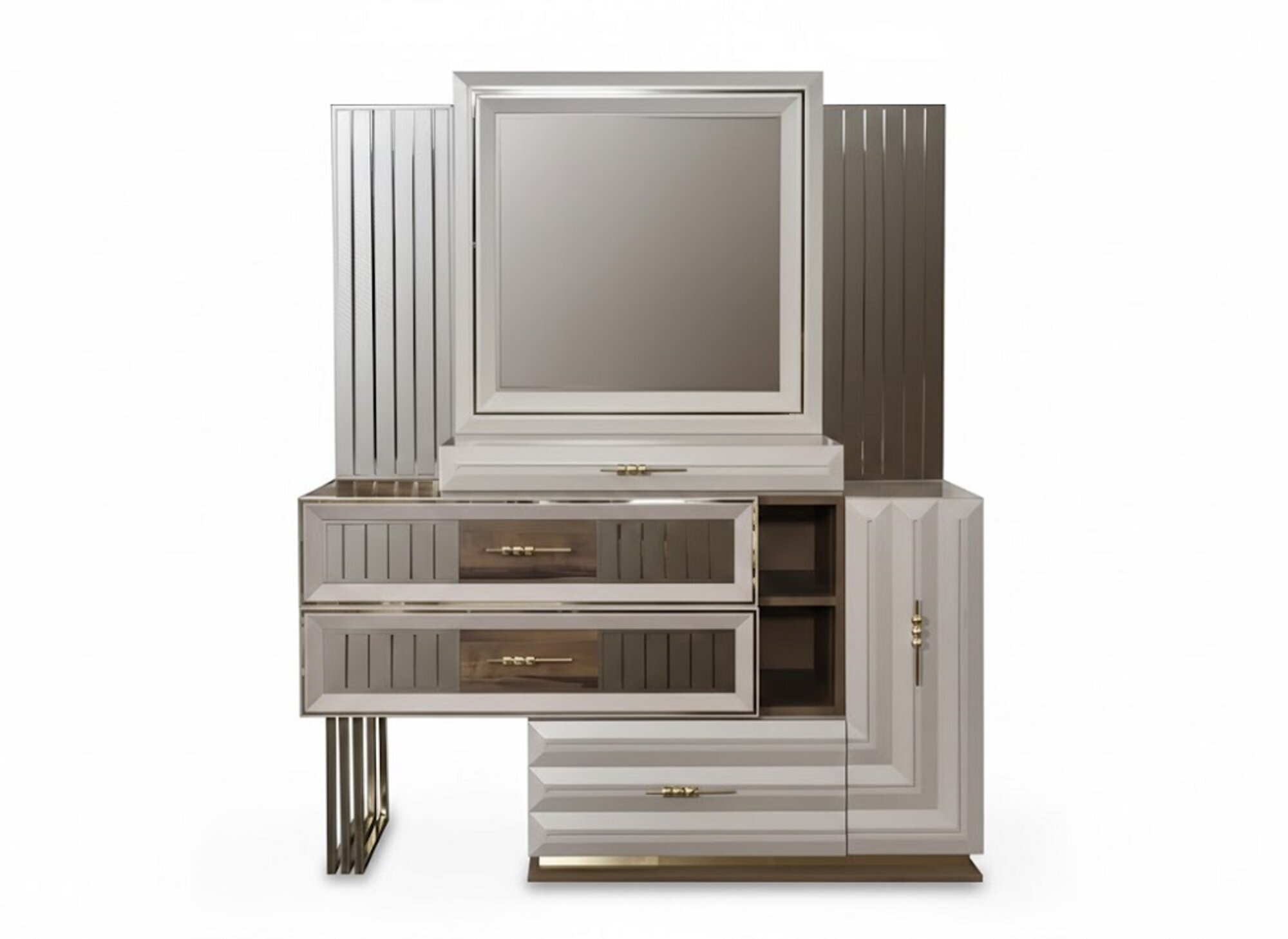 Schminktisch Frisiertisch Schminkkonsole Konsolentisch Beige Mädchen Sofort