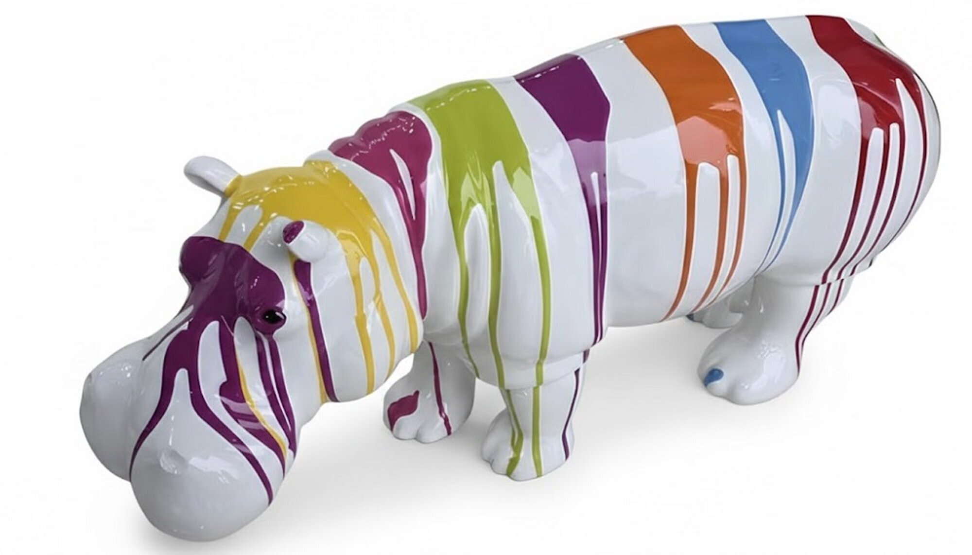 Nilpferd Figur Statue Skulptur Figuren Skulpturen Dekoration Deko Statue Sofort