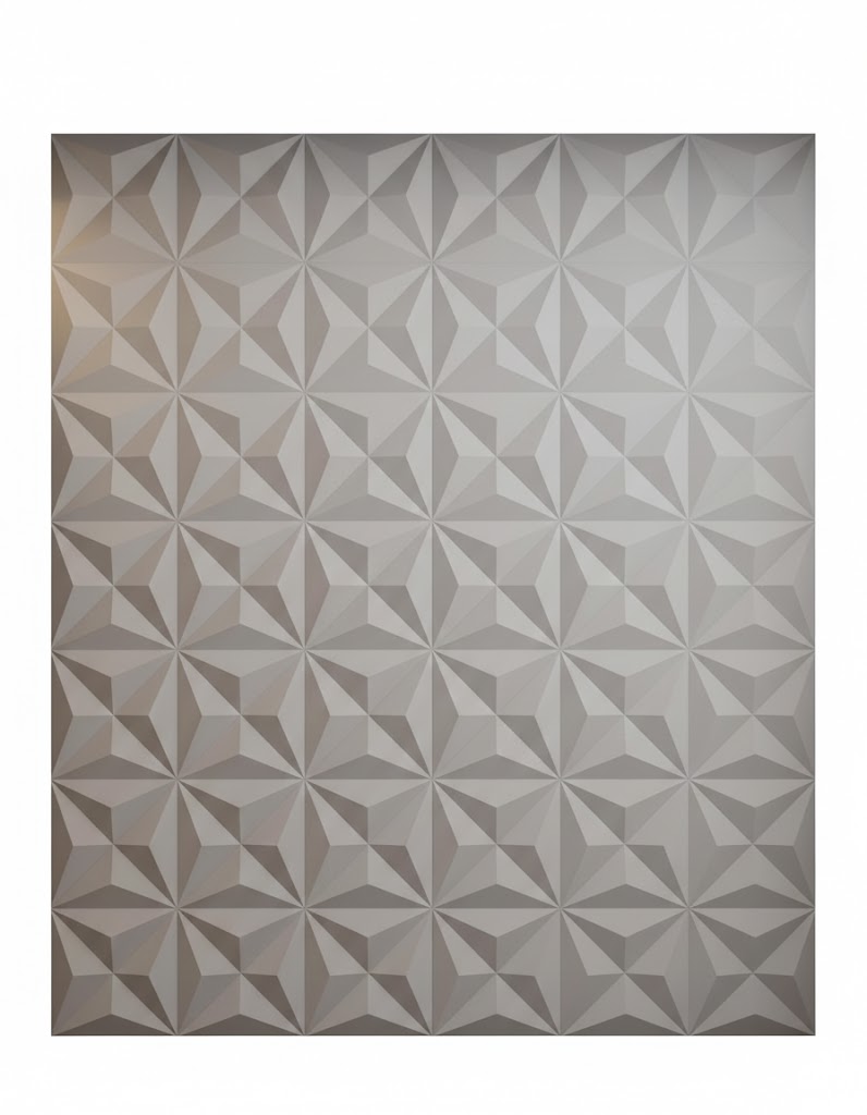 Stilvoll Wandpaneel Paneelen Weiß 50x50 cm Paneelen Design Verkleidung SOFORT