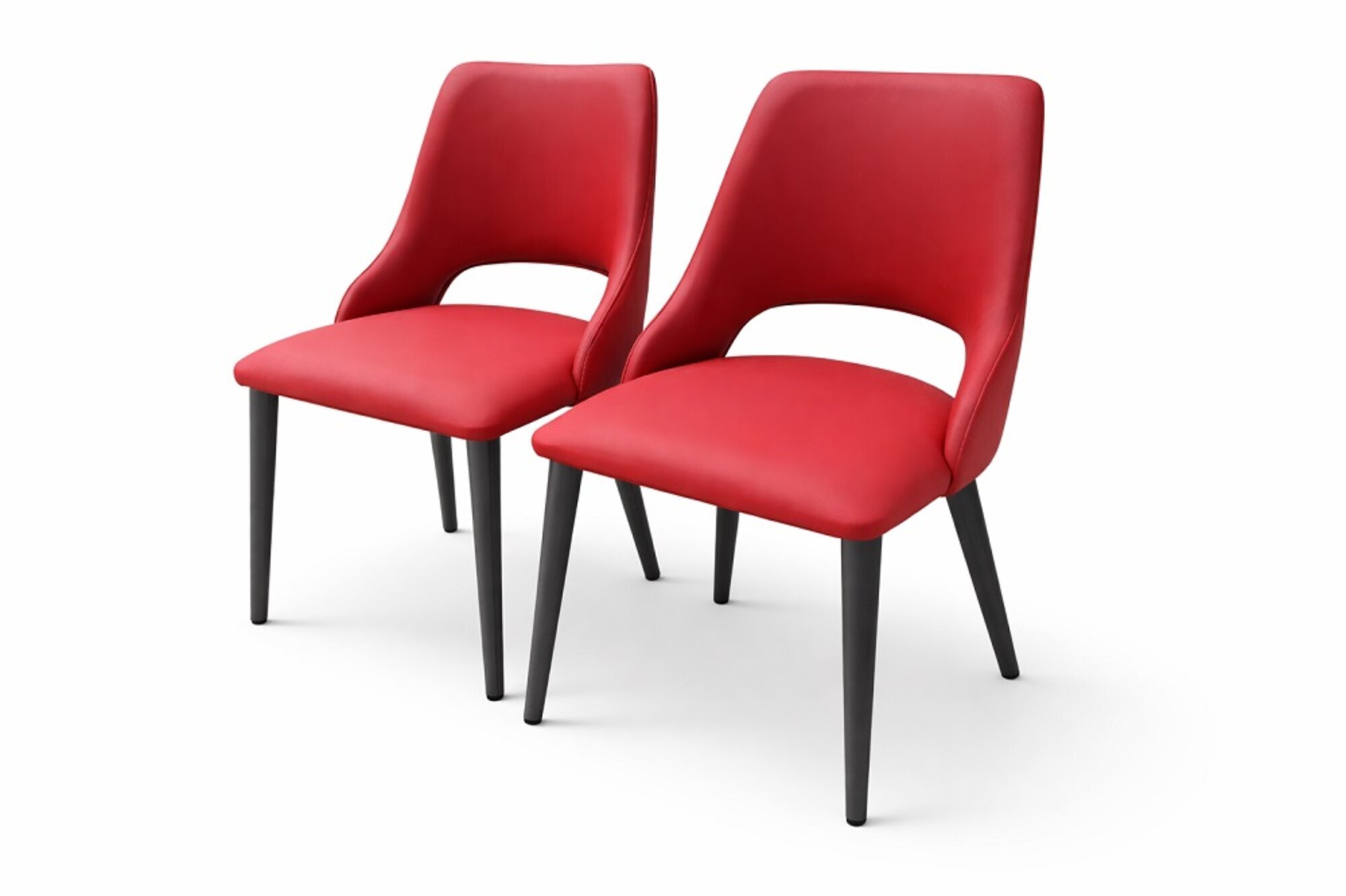 Elegante Esszimmerstühle aus hochwertigem Kunstleder – 1-Sitzer Design Sofort