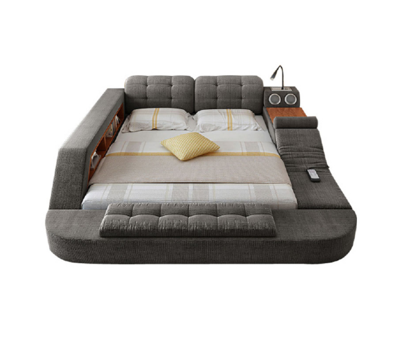 Design Bett Polster Betten Hotel Massage Funktion Multifunktion Regal Sofort