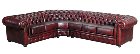 Chesterfield Ecksofa Ledersofa Sofa Couch Wohnlandschaft Eckgarnitur