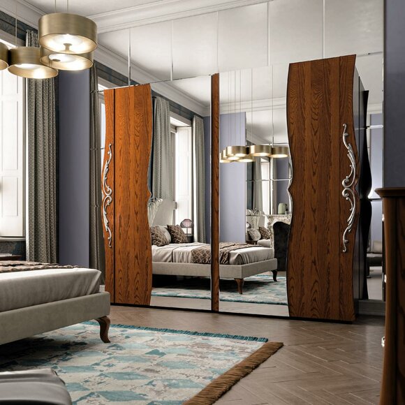 Schlafzimmer Kleiderschrank Holzmöbel neue barocke neue klassische Schränke