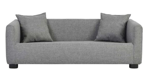 Grau Großes Hundebett Hund Polsterung Textil Stoff Couchen Neu Hunde Sofa Couch