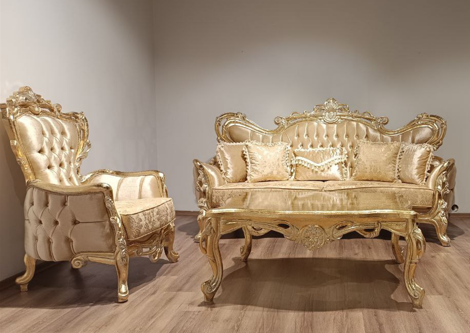 Luxus Sofagarnitur 3+1 Sitzer für elegantes Zuhause SOFORT