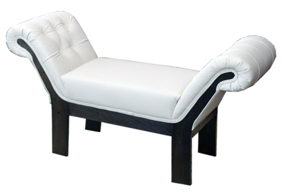 Chesterfield Hocker Leder Polster Fußhocker Chaise Ottomane Relax
