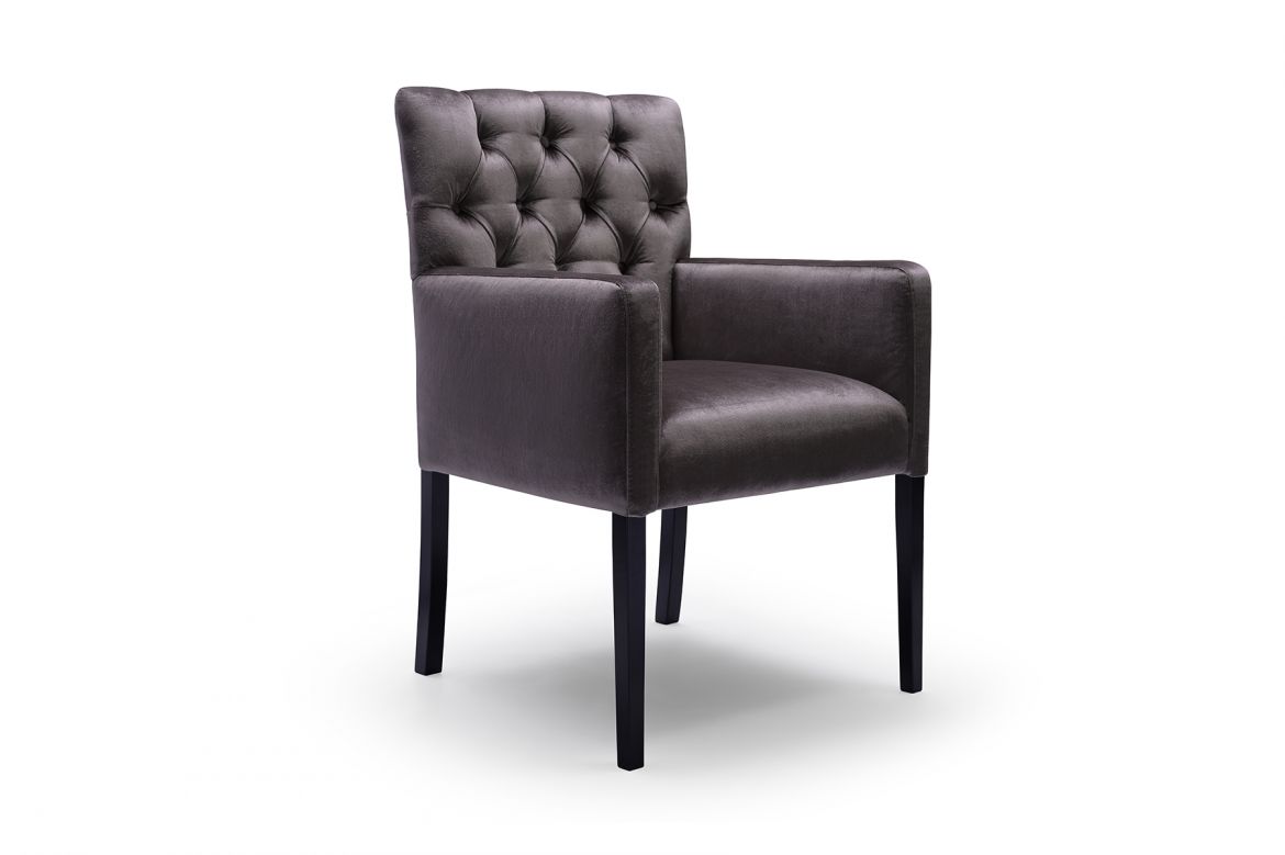 Sessel Chesterfield Stuhl Design Polsterstuhl Stühle Esszimmerstuhl Bürostuhl