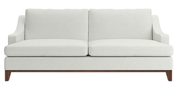 Beige Couch mit knöpfen American Style Sofa Polster Sitz Couchen Sofas Luxus Neu