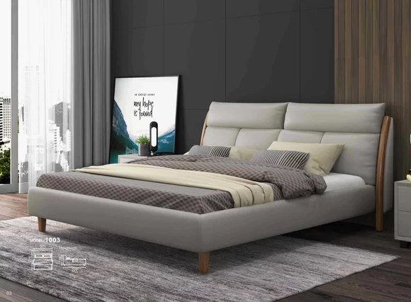 Design Textil Bett Ehe Modernes Hotel Gestell Luxus Doppel Betten
