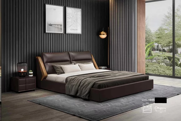 Bett Polster Design Luxus Hotel Doppel Betten Schlaf Zimmer 180x200cm