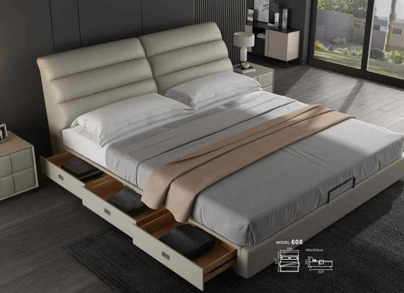 Bett Klassisch Polster Design Luxus Doppel Hotel Betten Schlaf Zimmer