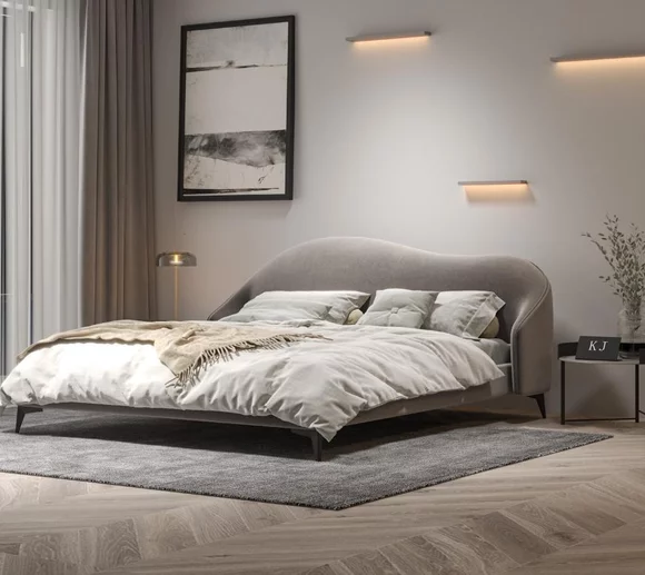 Italienische Schlafzimmer Möbel Polster Doppel Bett Design Betten
