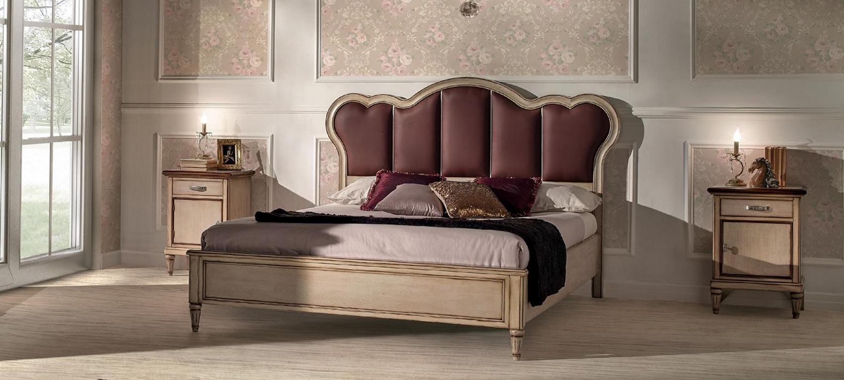 Doppelbett Schlafzimmer Hotel Ehe Luxus Bett 2x Nachttisch 3pcs Bett Set neue Möbel