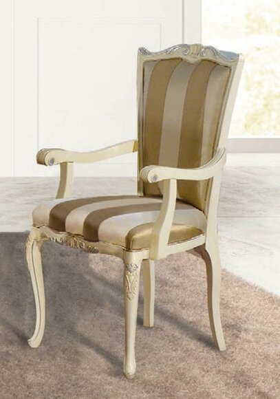 Stuhl Klassischer Design 1 Sitzer Lehnstuhl Holz Stühle Italienische Möbel