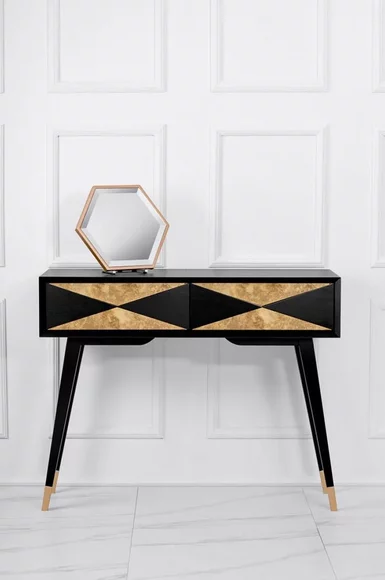 Konsolentisch Tisch Konsole Kommode Abstelltisch Modern Luxus Gold
