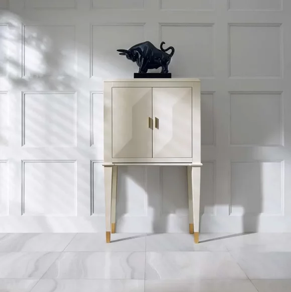 Kommode Schränke Kommoden Holz Luxus Sideboard Wohnzimmer Beige