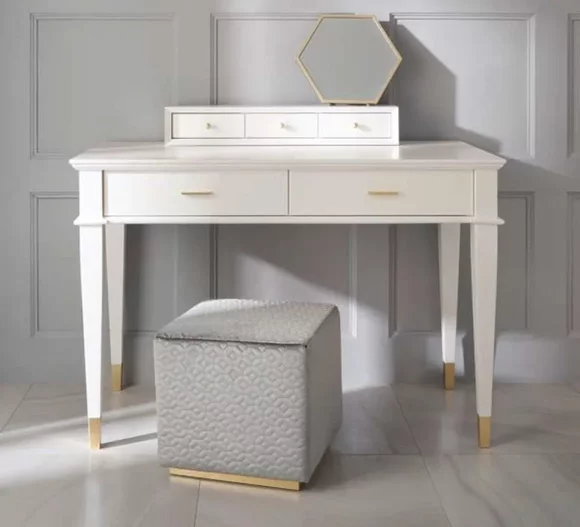 Schminktisch Konsolentisch Konsole Tisch Holz Luxus Schlafzimmer Weiß