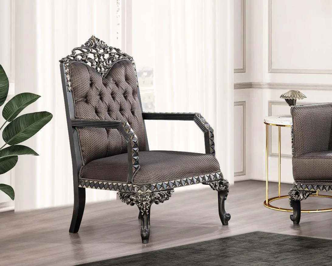 Sessel Klassisch Einsitzer luxus Sessel Wohnzimmer Sofa 1 Sitzer