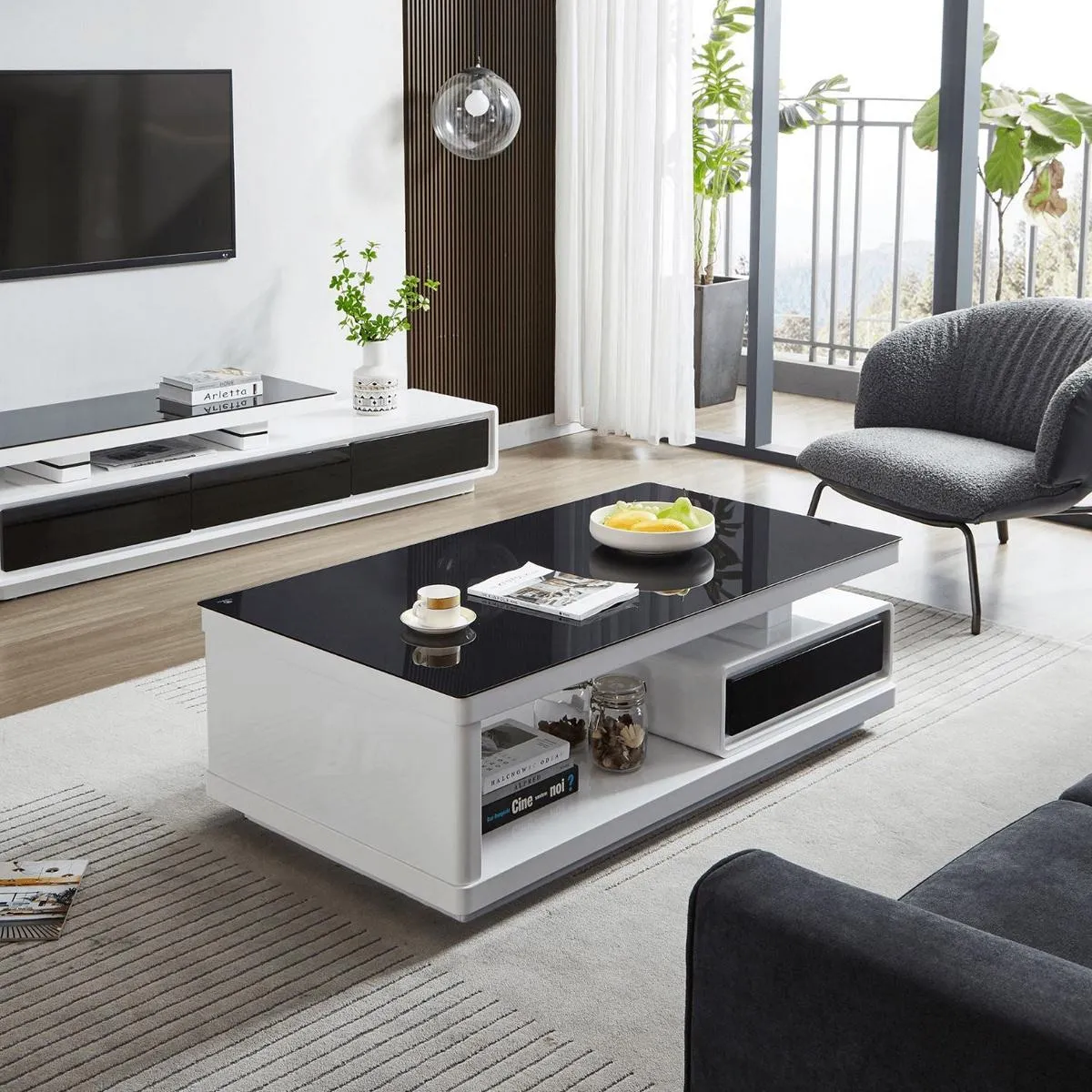 Luxus Couchtisch Ablagetisch Beistelltisch Glastisch Moderne Möbel