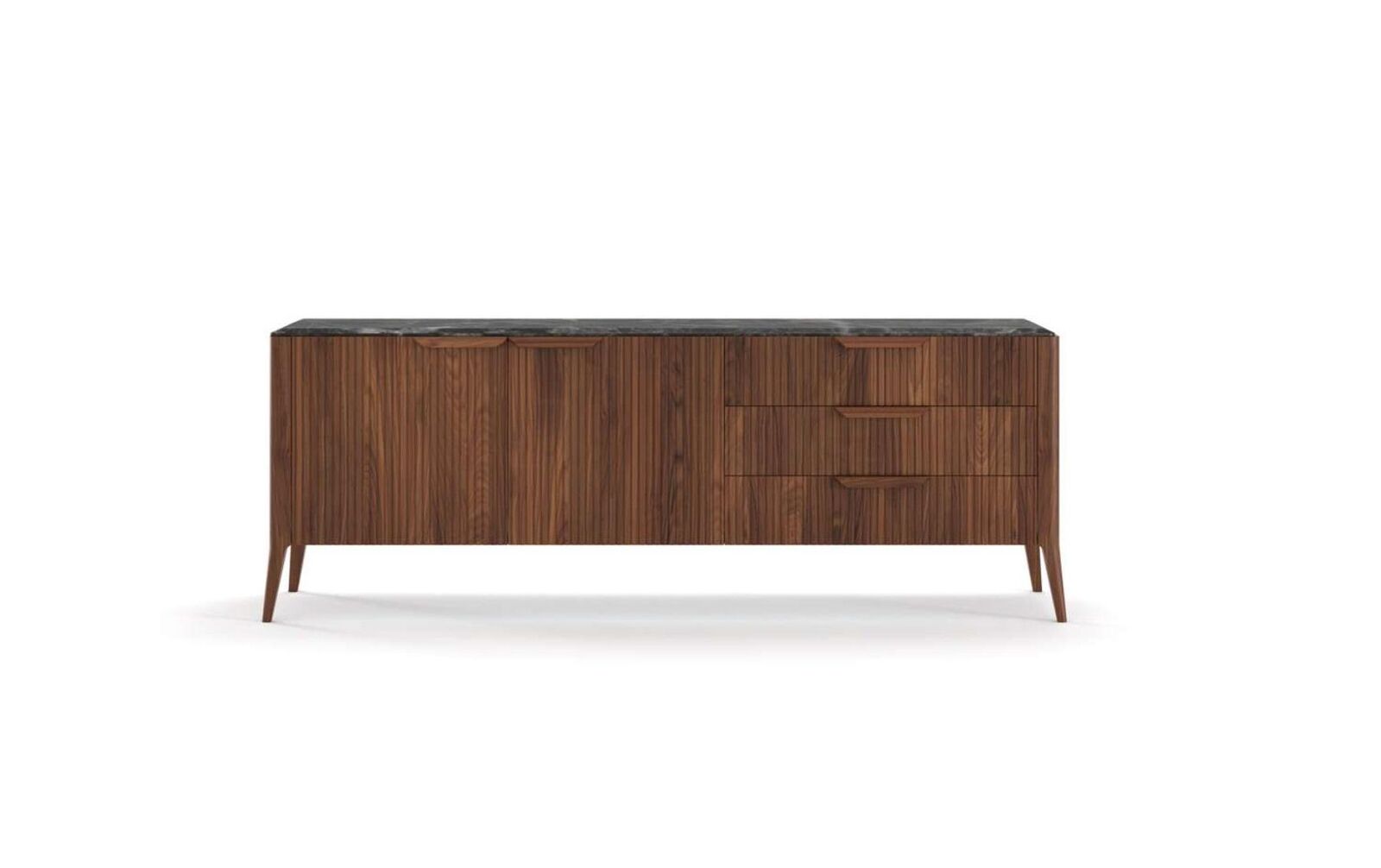 Großes Holz Sideboard Moderne Esszimmermöbel Echtholz Schubladen Neu