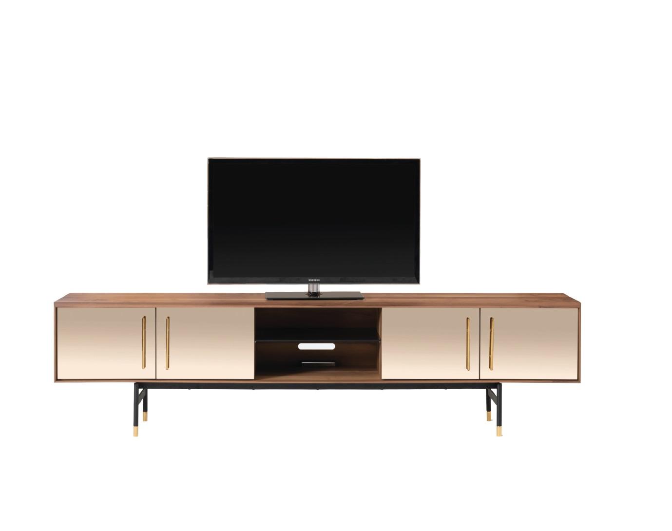 Lowboard rtv Regal Sideboard braun rtv Design Luxus Holz Möbel 260cm