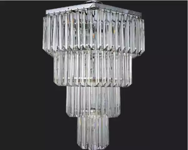 Kronleuchter Hänge Pendel Leuchte Strahler Luster Wohnzimmer Kristall