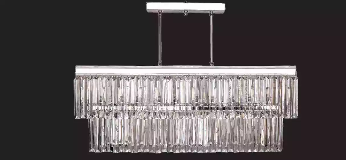 Kronleuchter Deckenleuchte Stil Moderne Wohnzimmer neu grau