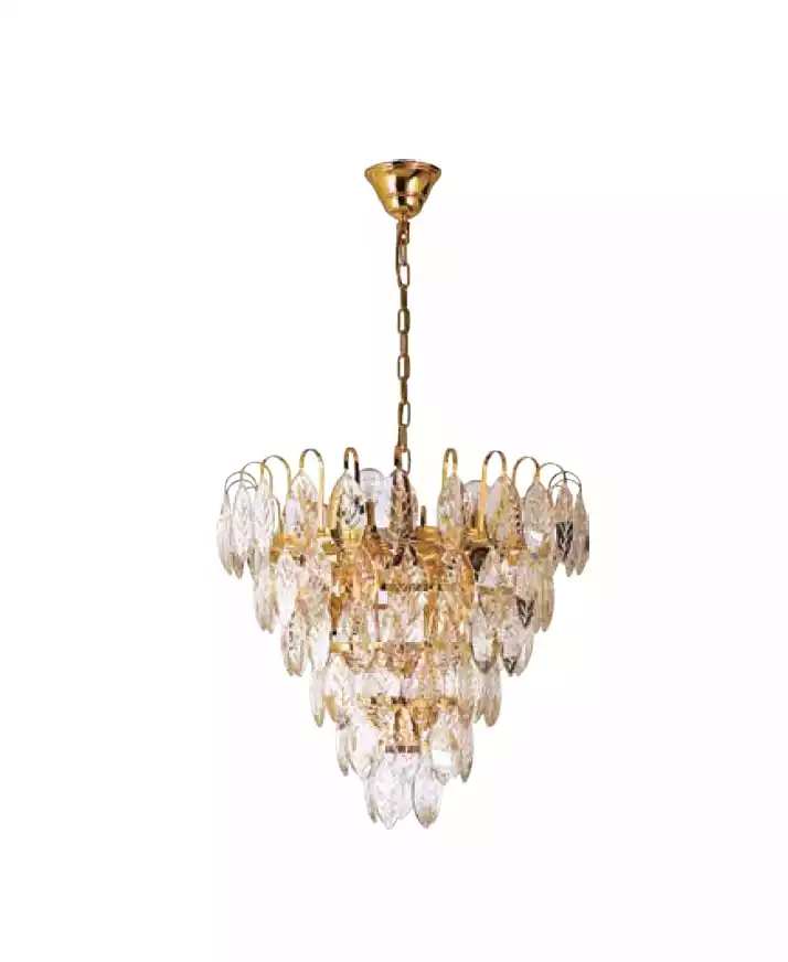 Kronleuchter gold Deckenlampe Leuchte Lampen Wohnzimmer 50x58