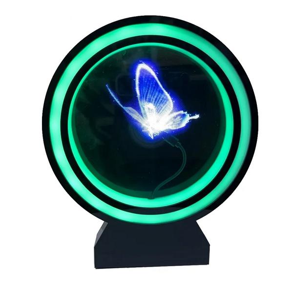 High Tech 3D LED Hologramm Fan Faszinierende 3D-Visualisierungen in der Luft