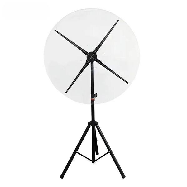 Hologramm-Lüfter 3D Display Fan Transparentes Cover Stand Holografisches Bild