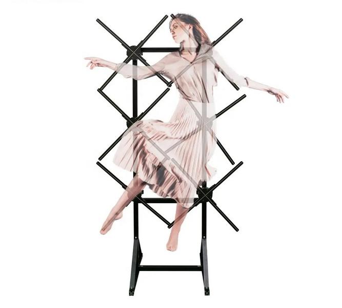 Holografischer Projektor 3D Figur Event Stand Hologramm Messen Webung Display