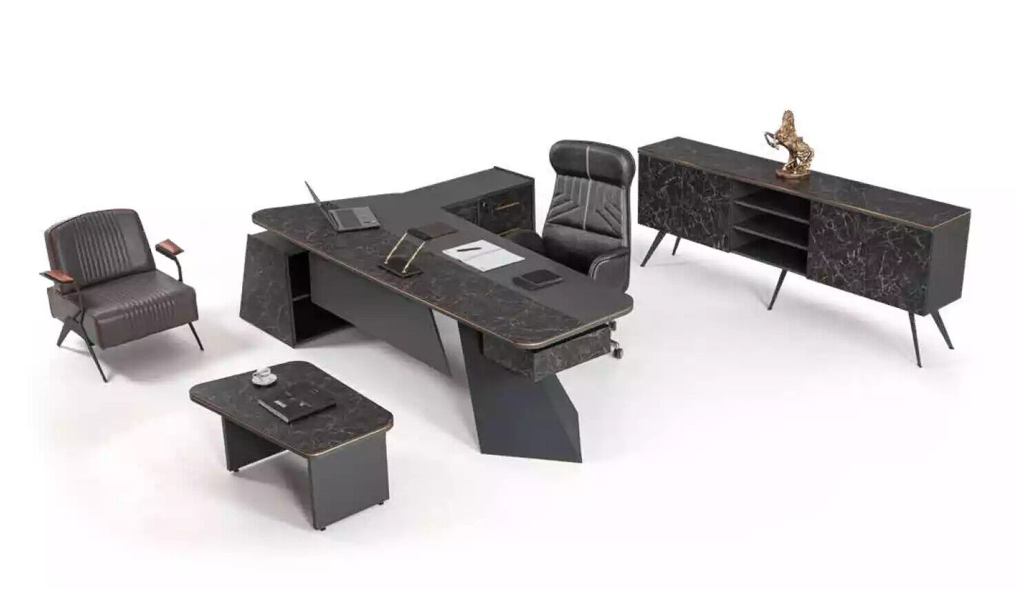 Büroschrank Arbeitszimmer Moderne Grau Aktenschrank Büro Einrichtung