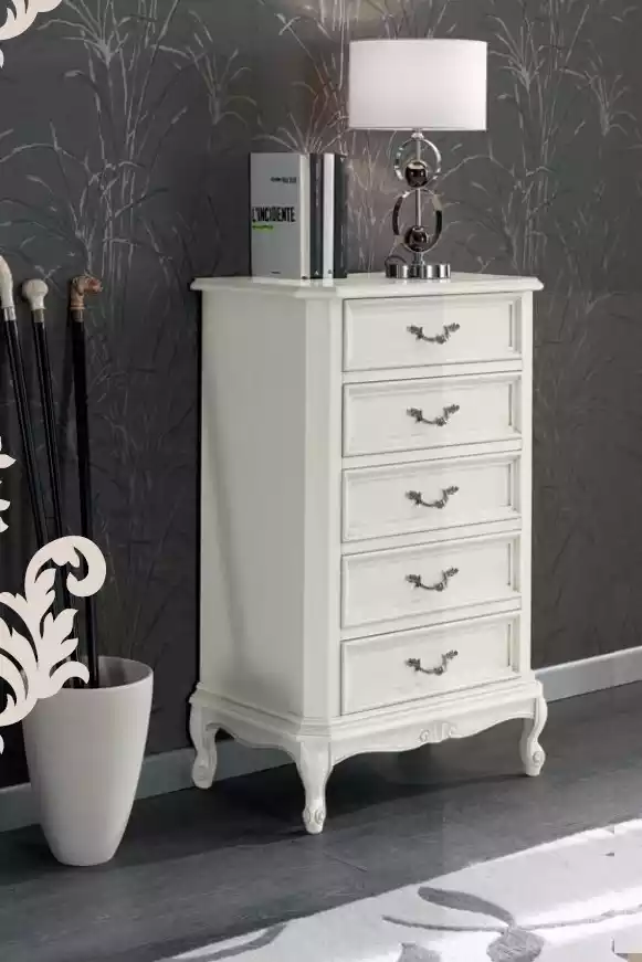 Klassische weiße Kommode mit hochwertigen Kommoden Schränke Schrank