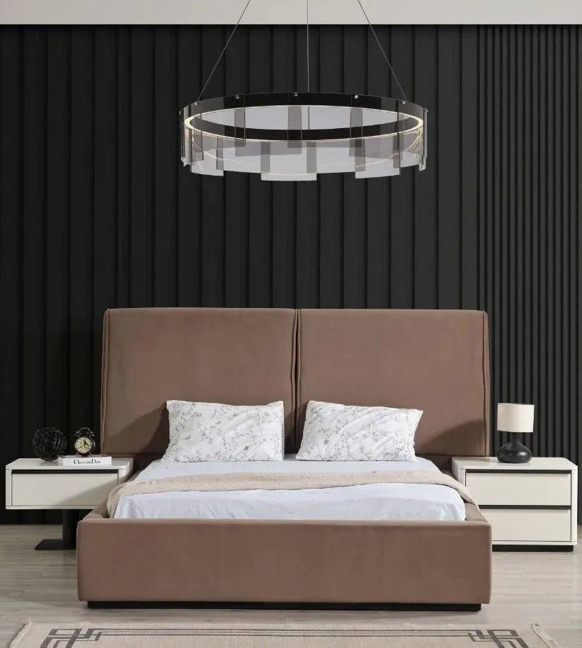 Schlafzimmermöbel Schlafzimmer Set Doppelbett Bett Nachttische 3tlg