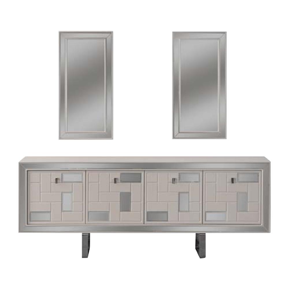 Weiß Anrichte Sideboard Schrank Kommode Holzschrank Holz Esszimmer