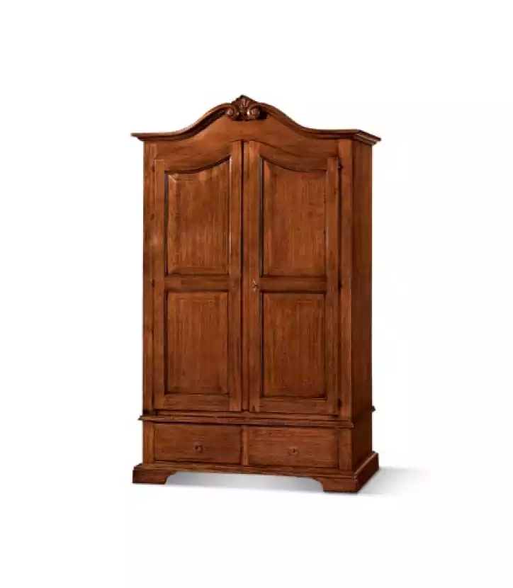 Kleiderschrank Schlafzimmer Design Holz Italienische Möbel Braun Neu