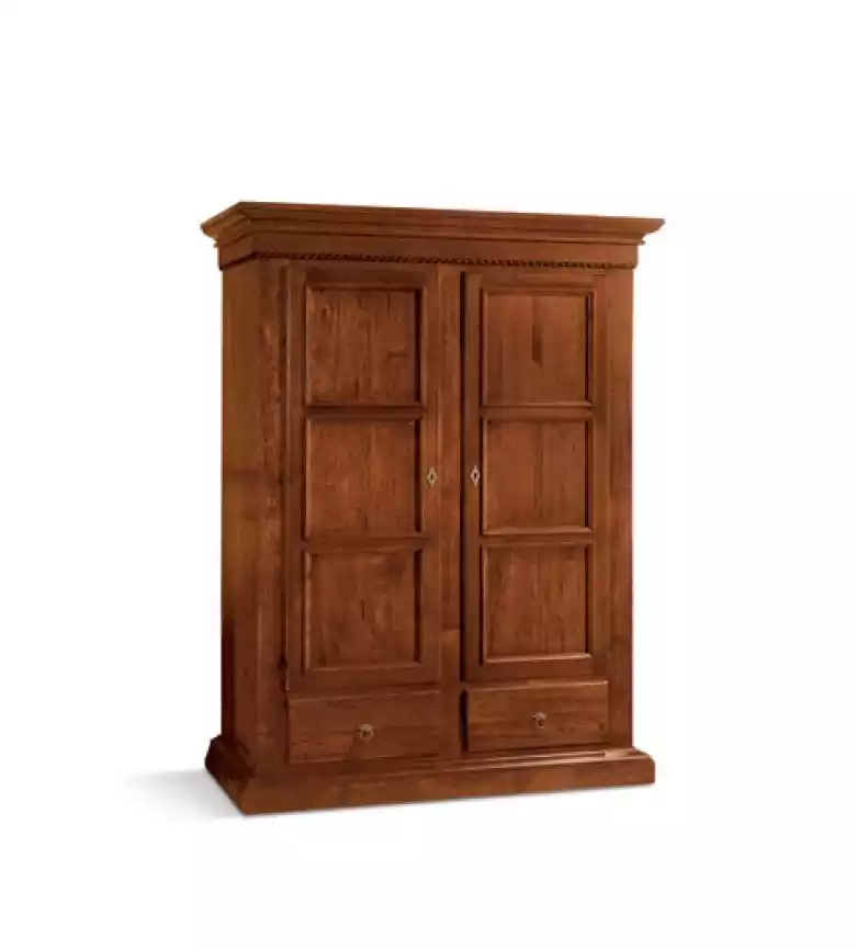 Schrank Kleiderschrank Italienische Möbel Schlafzimmer Holzschrank Neu