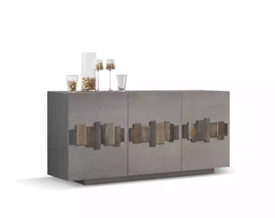 Kommode Sideboard Massiv Holz Schrank Möbel Kommoden Anrichte Grau