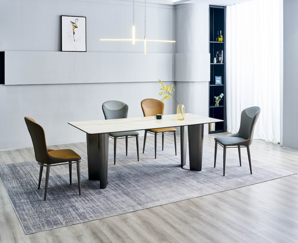 Stilvolle Esszimmergarnitur Designer Esstisch 6x Stühle 7tlg. Luxus Set
