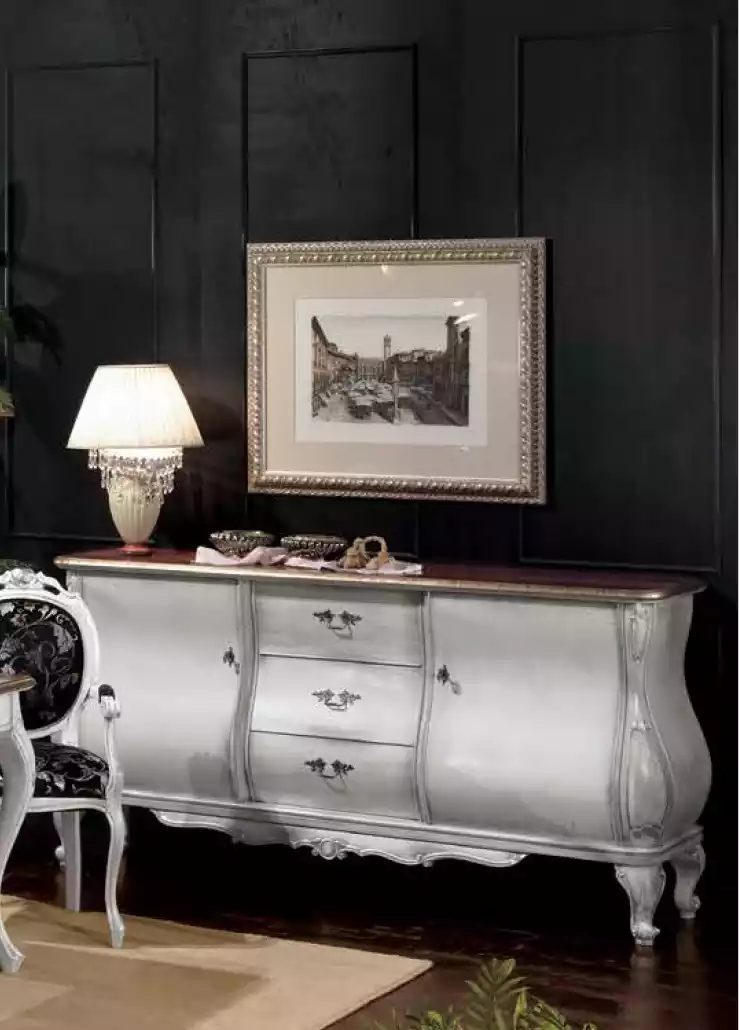 Kommode Sideboard Schubladen Luxus Kommoden Holz Möbel 200cm Konsole