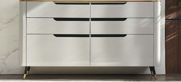 Design Kommode Anrichte Sideboard Mit Schubladen Schrank Wohn Zimmer Neu